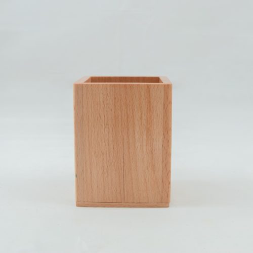 Wooden Pen Stand Without Clock